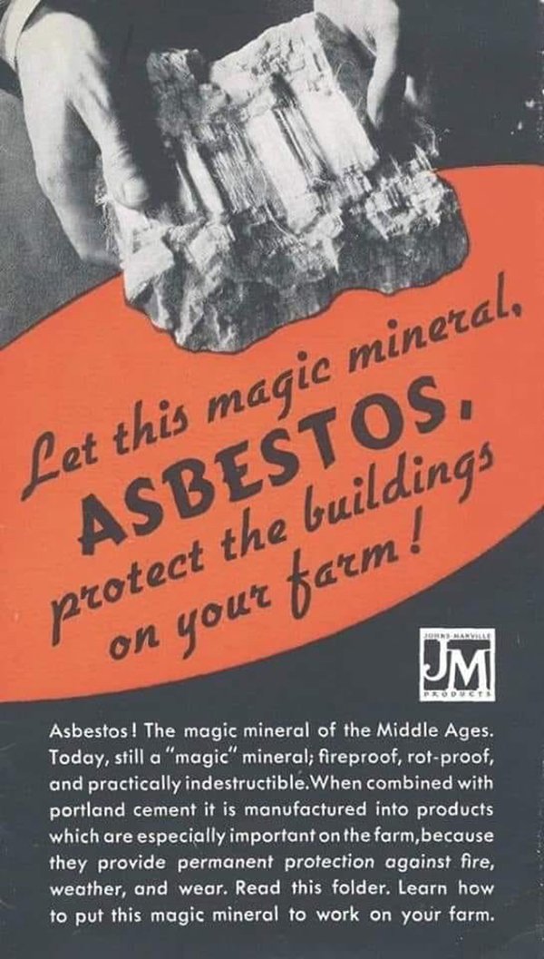 asbestos magic mineral - Let this magic mineral, Asbestos, protect the buildings on your farm! Jornal Kodeti Asbestos ! The magic mineral of the Middle Ages. Today, still a "magic" mineral; fireproof, rotproof, and practically indestructible.When combined