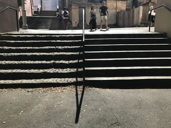 Stairs Built In 1829 vs. 2005