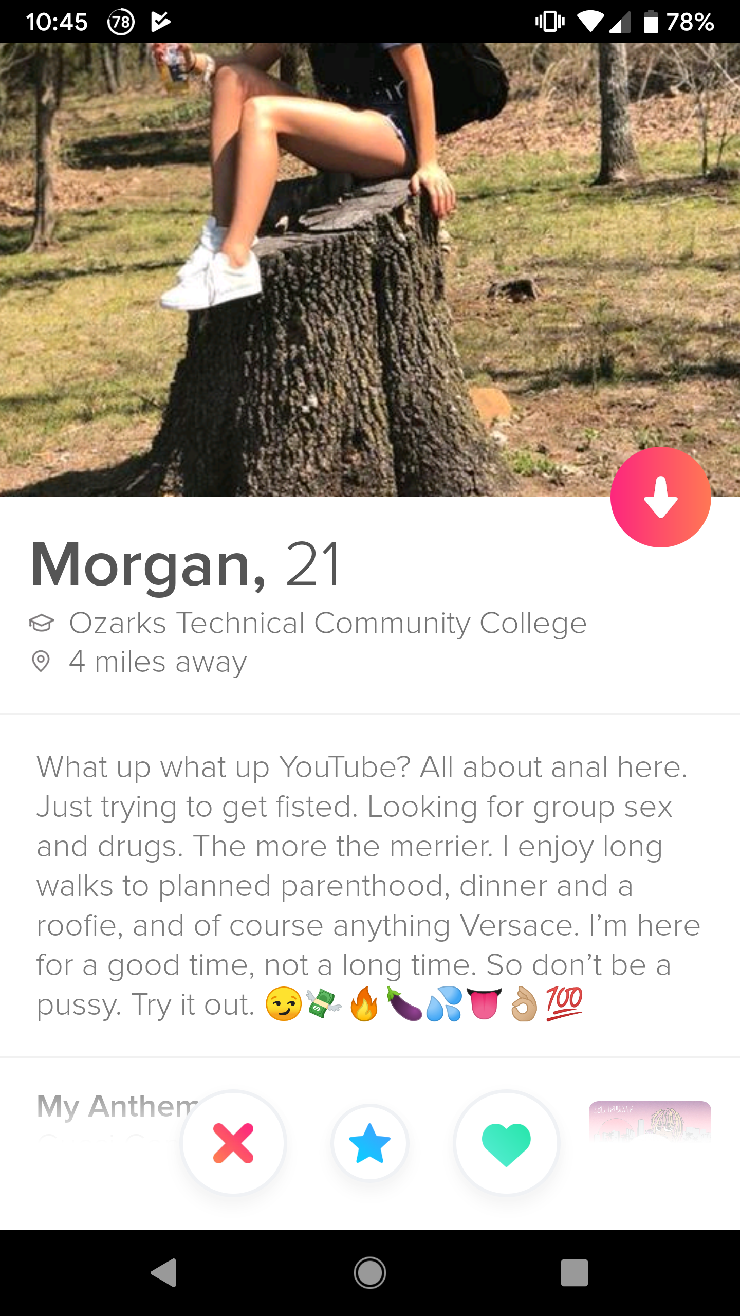 shameless tinder - Morgan, What up what up YouTube? All about anal here. Just trying to get fisted. Looking for group sex and drugs. The more the merrier. I enjoy long walks to planned parenthood, dinner