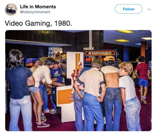 1980 video arcade - Life in Moments Video Gaming, 1980. Starhawk