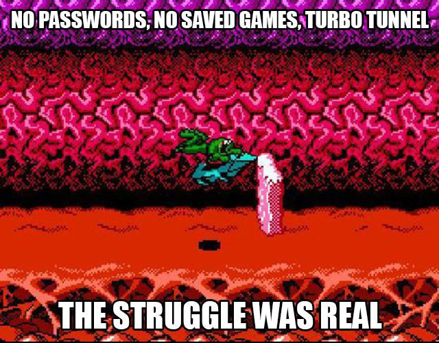 nostalgic battletoads nes - Alat No Passwords, No Saved Games, Turbo Tunnel The Struggle Was Real