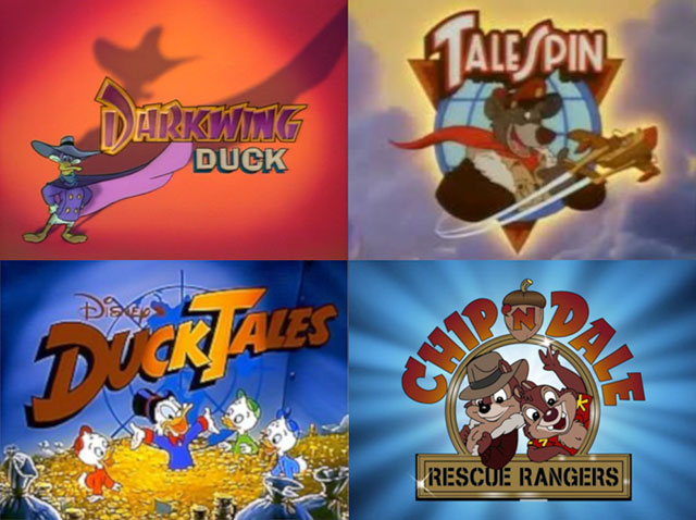 nostalgic duck tales - Ale Spin Darkknig Duck Die Durales Rescue Rangers