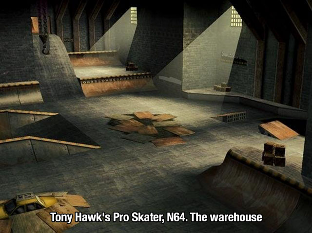 nostalgic tony hawk pro skater level - lille Som Tony Hawk's Pro Skater, N64. The warehouse