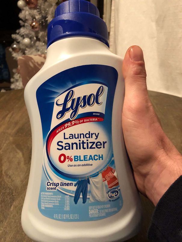 Asked Wife To Pick Up Some Bleach While She Was Out Doing Errands. Her Exact Words After I Looked At This Like Wtf Was “It Was A Little Pricy But At Least It Smells Good And Not Like All The Other Bleach”.