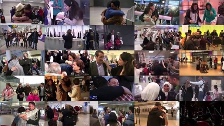 Love Actually’s opening scene of people embracing their loved ones in the airport was basically a result of Richard Curtis’ laziness.