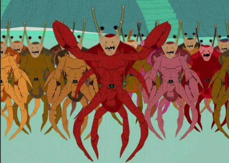 South Park’s infamous villains The Crab People were never actually meant to be used. They were just supposed to be a placeholder until they thought of a real villain.