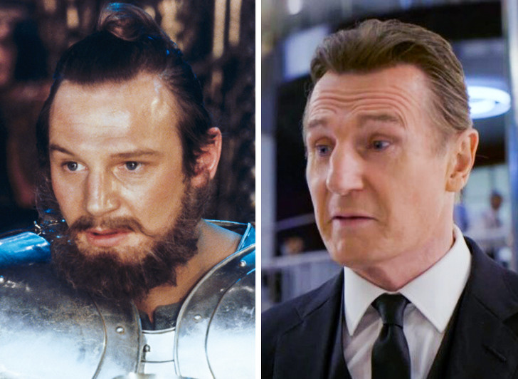 Liam Neeson: Excalibur (1981) — Men in Black International (2019)