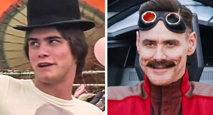 Jim Carrey: Rubberface (1981) — Sonic the Hedgehog (2019)