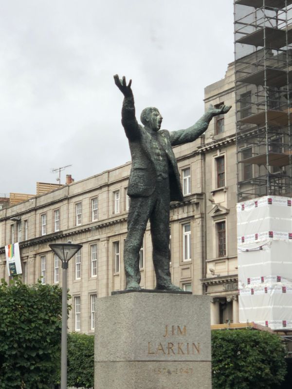 This statue looks like complaining about being shat by pigeons in the face.