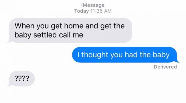 romantic poems memes - iMessage Today When you get home and get the baby settled call me I thought you had the baby Delivered ????
