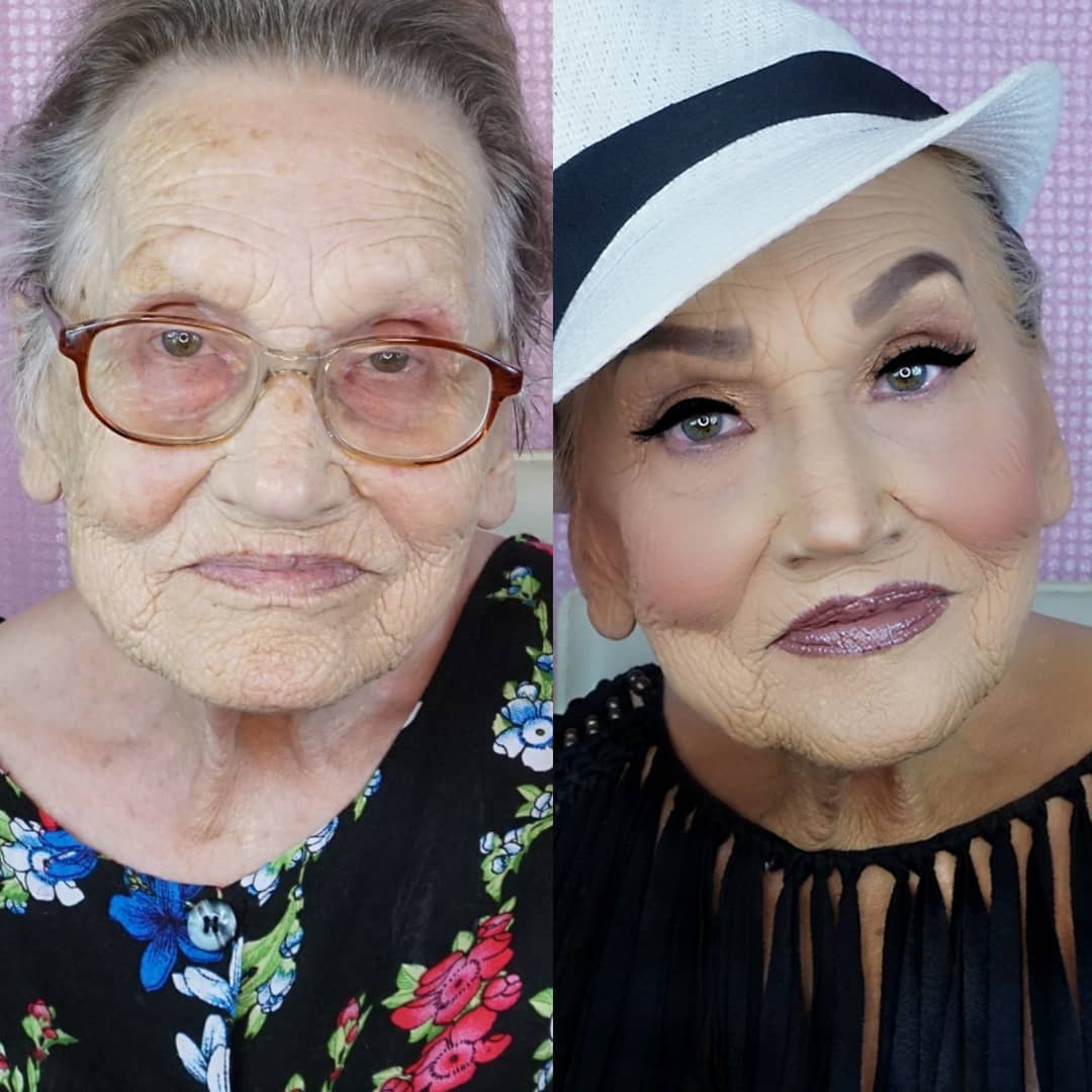 makeup grandmother makeup