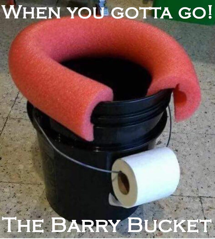 hurricane toilet - When You Gotta Go! The Barry Bucket