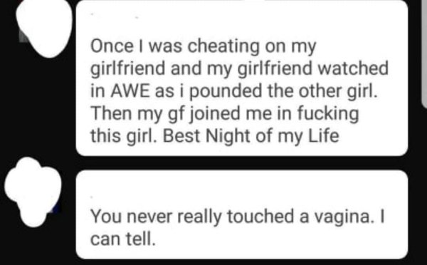 diagram - Once I was cheating on my girlfriend and my girlfriend watched in Awe as i pounded the other girl. Then my gf joined me in fucking this girl. Best Night of my Life You never really touched a vagina. I can tell.