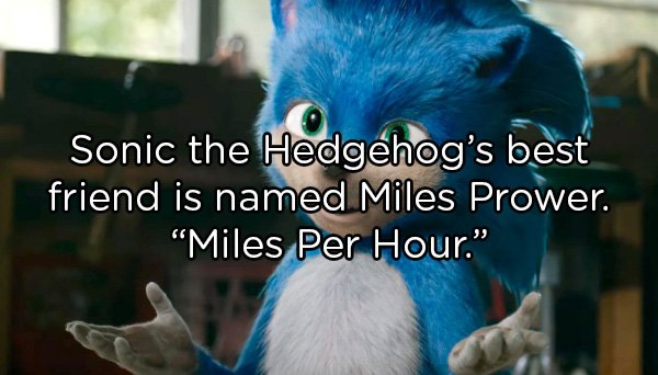 sonic the hedgehog movie redesign - Sonic the Hedgehog's best friend is named Miles Prower.