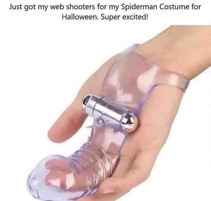 Just got my web shooters for my Spiderman Costume for Halloween. Super excited!
