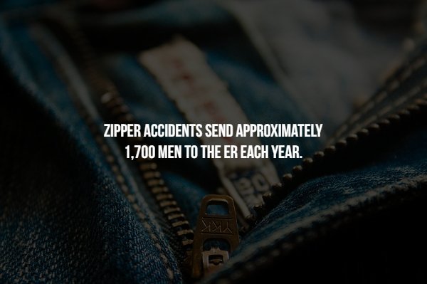 apparel testing lab - Zipper Accidents Send Approximately 1,700 Men To The Er Each Year.