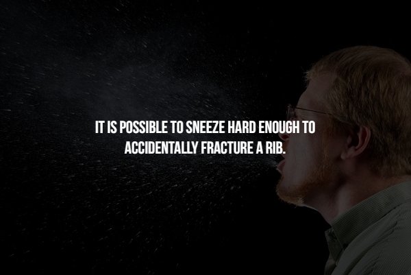 darkness - It Is Possible To Sneeze Hard Enough To Accidentally Fracture A Rib.