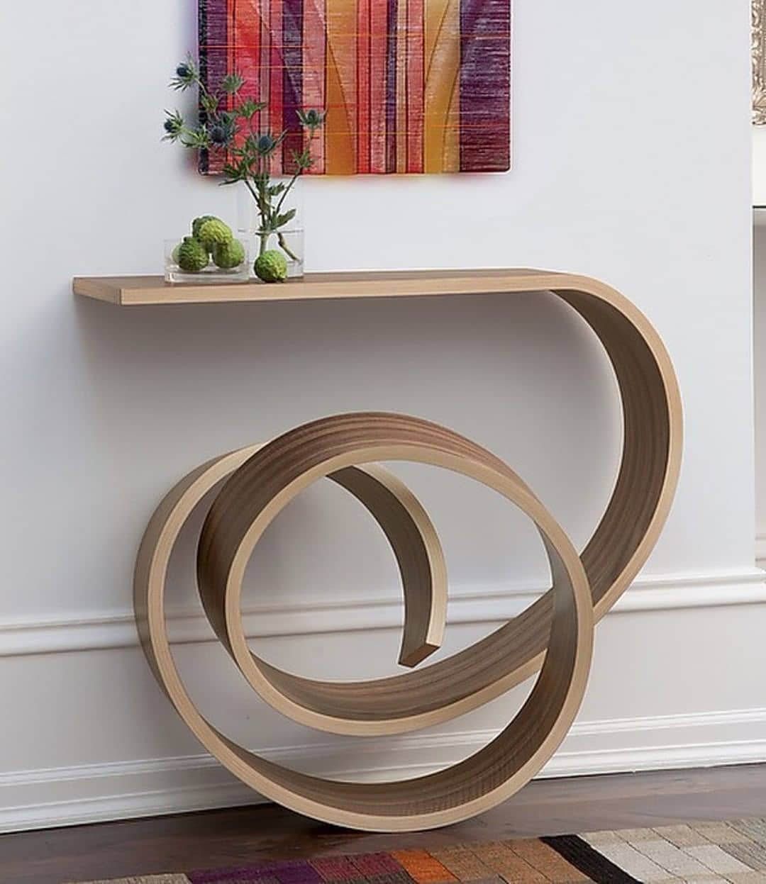 modern small console table