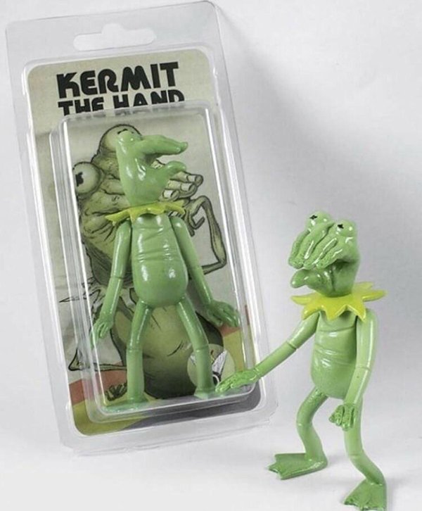 wtf kermit the hand - Kermit Tug Hand