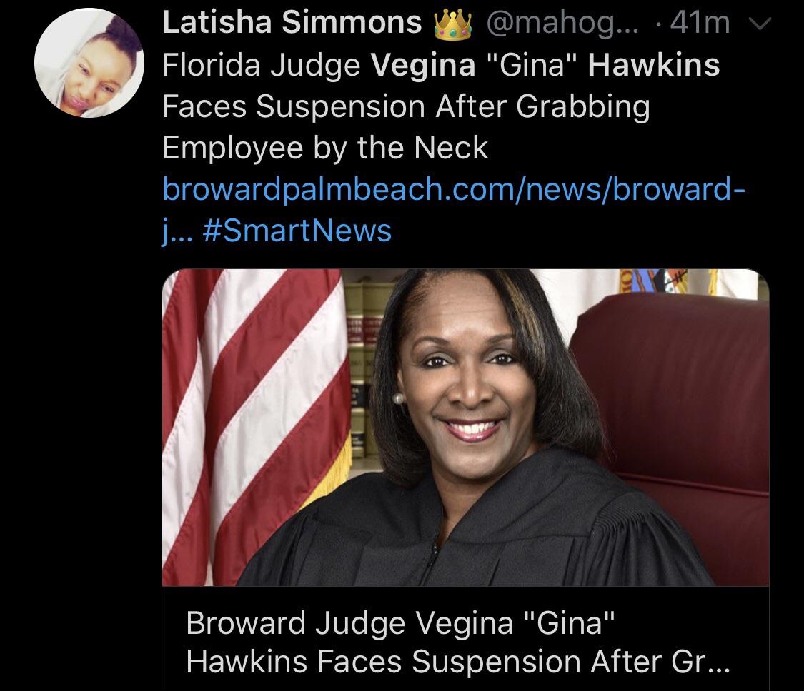 Latisha Simmons Florida Judge Vegina