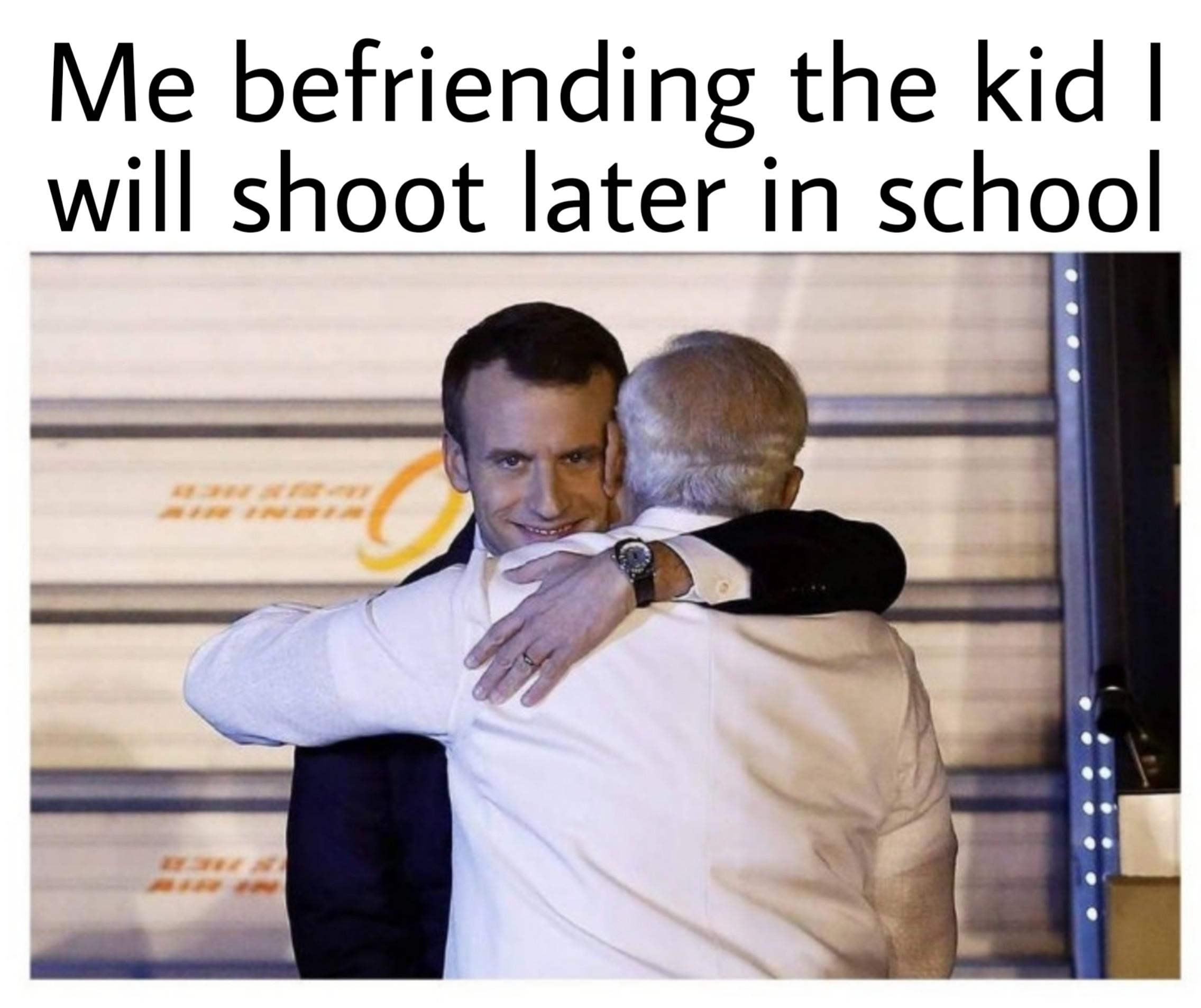 modiji and camera me me - Me befriending the kid I will shoot later in school