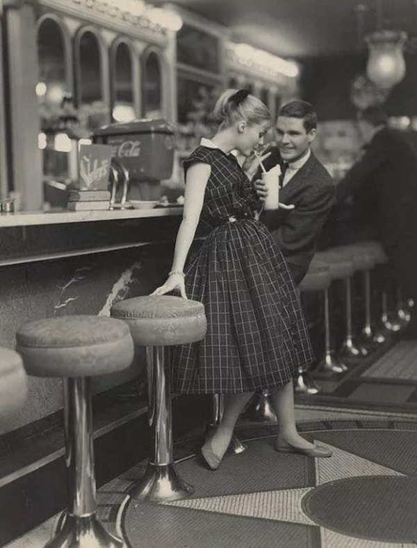 Couple on a Date in the 1950s