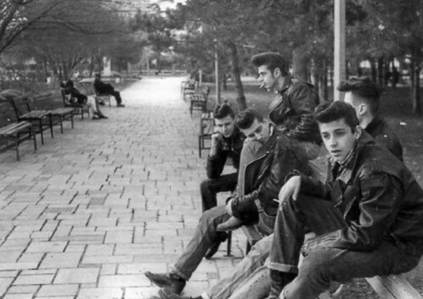 Greasers in 1950s New York