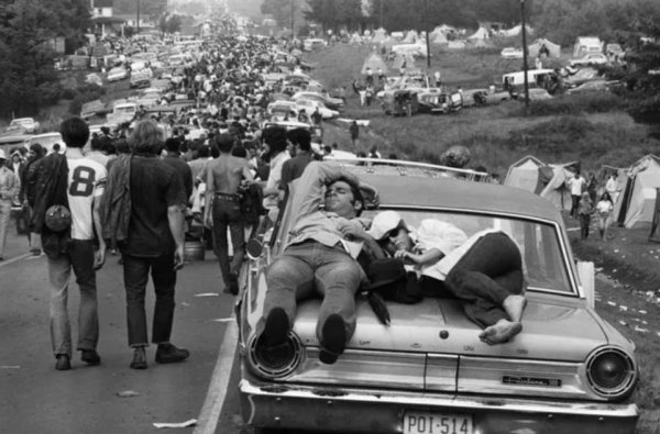 On the Way to Woodstock in 1969