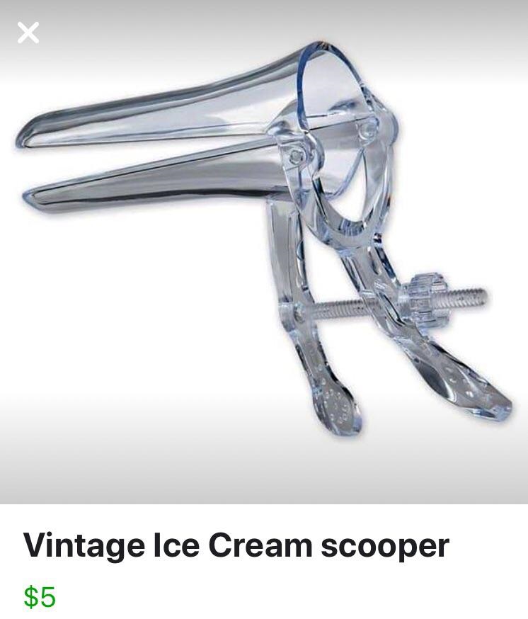 vaginal speculum disposable - Vintage Ice Cream scooper