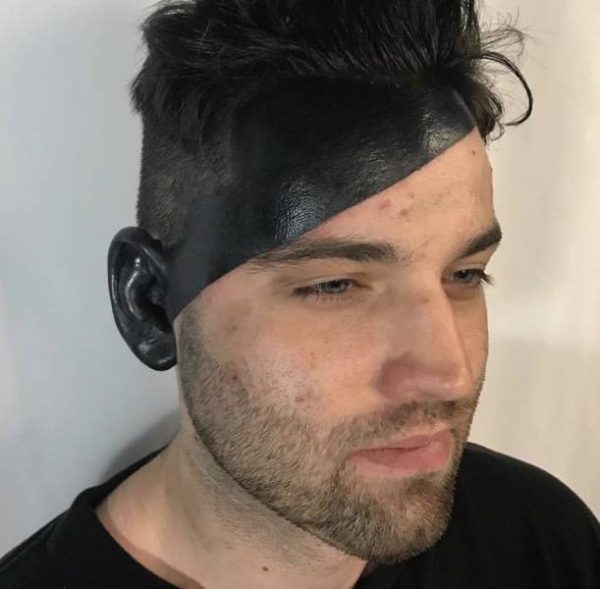 blacked out tattoo ears