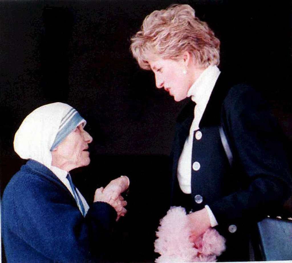 mother teresa and lady diana