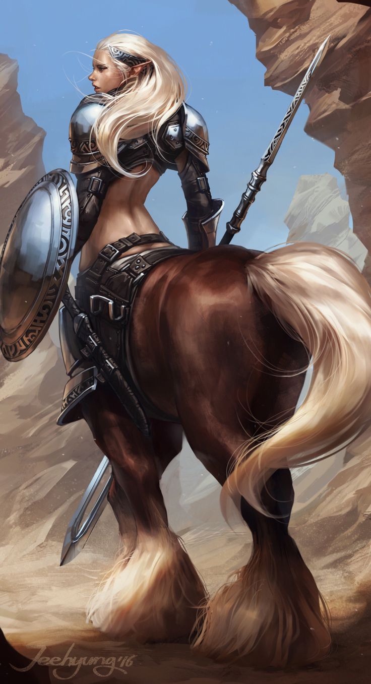 female centaur warrior - In Zul 76