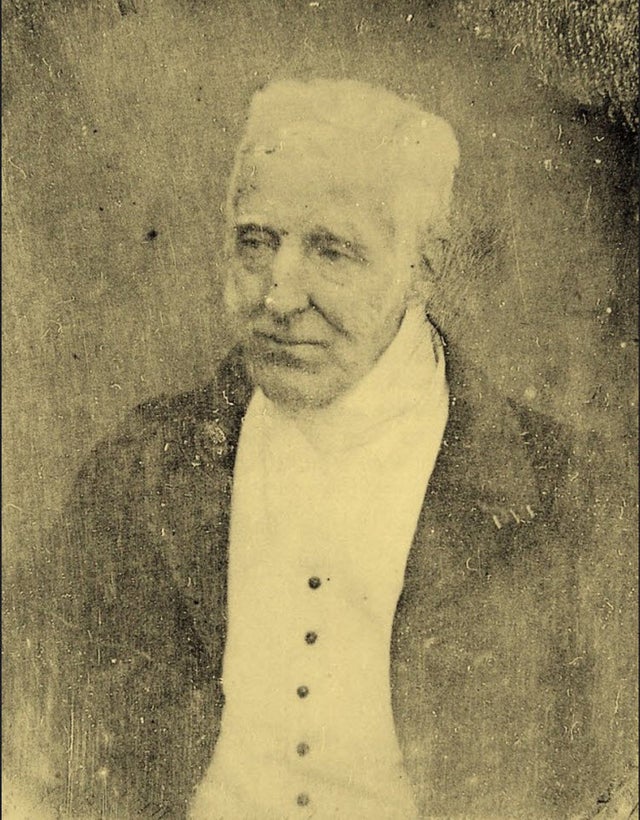 Only photo of the Duke of Wellington, 1844.