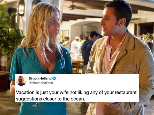 brooklyn decker just go - Simon Holland Vacation is just your wife not liking any of your restaurant suggestions closer to the ocean.