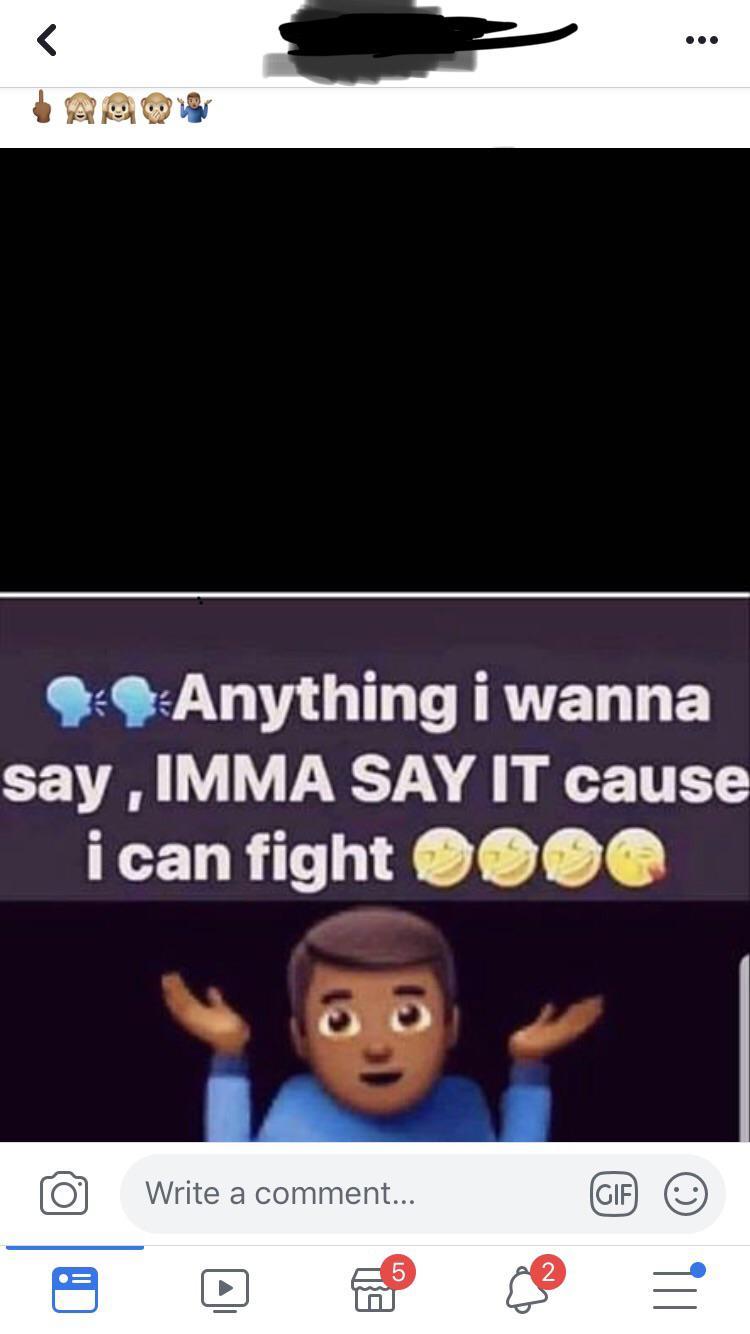 anything i wanna say imma say it cause i can fight - Anything i wanna say, Imma Say It cause i can fight on Wri Write a comment.. Ce