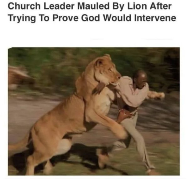 roar movie - Church Leader Mauled By Lion After Trying To Prove God Would Intervene