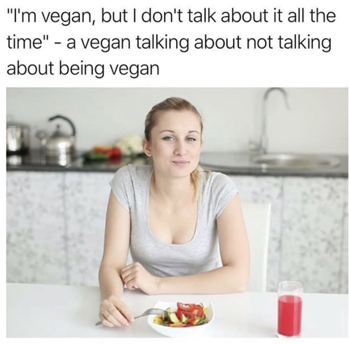 Veganism - "I'm vegan, but I don't talk about it all the time" a vegan talking about not talking about being vegan