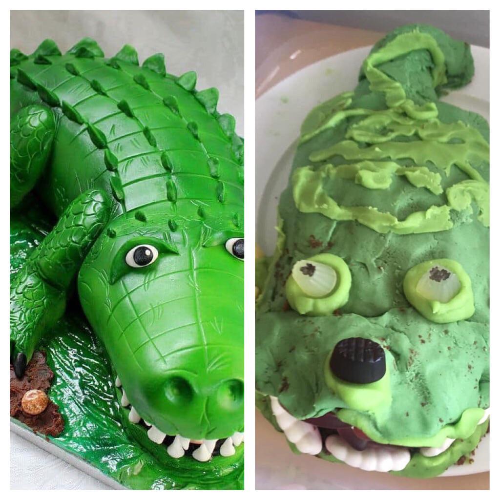 birthday cake crocodile