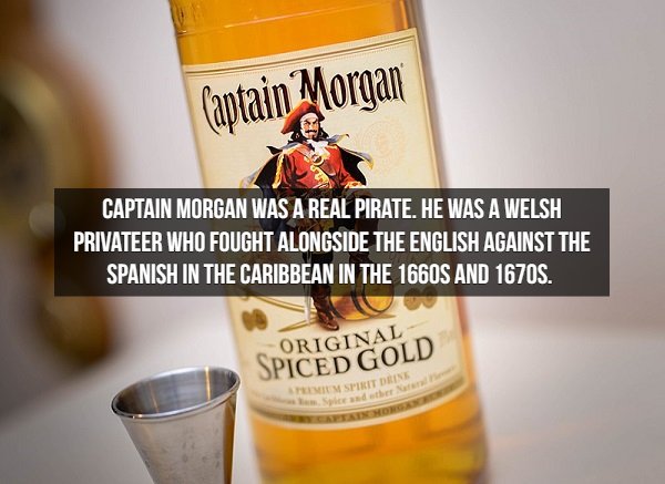 captain morgan - Captain Morgan Captain Morgan Was A Real Pirate. He Was A Welsh Privateer Who Fought Alongside The English Against The Spanish In The Caribbean In The 1960S And 1670S. Original Spiced Gold E M Spirit Den th