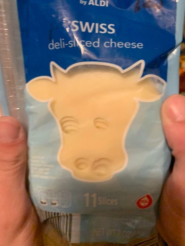 coincidence dairy product - by Aldi Swiss delisliced cheese 11slices