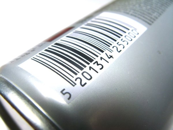 The barcode was created using a system of scanning based on the principles of Morse code.