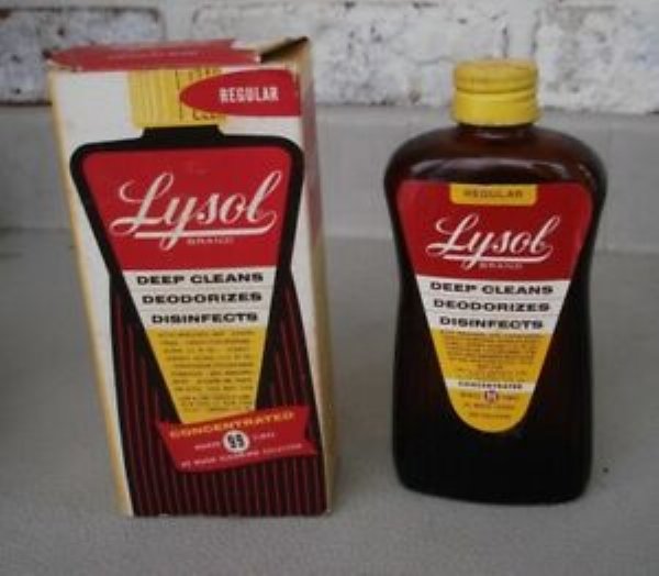 Lysol was originally invented by a German physician to cure the cholera epidemic of the late 19th century.