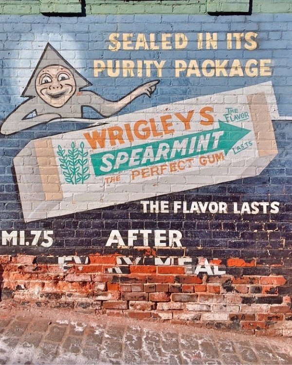 Wrigley’s originally packaged its gum with baking powder to help boost sales.