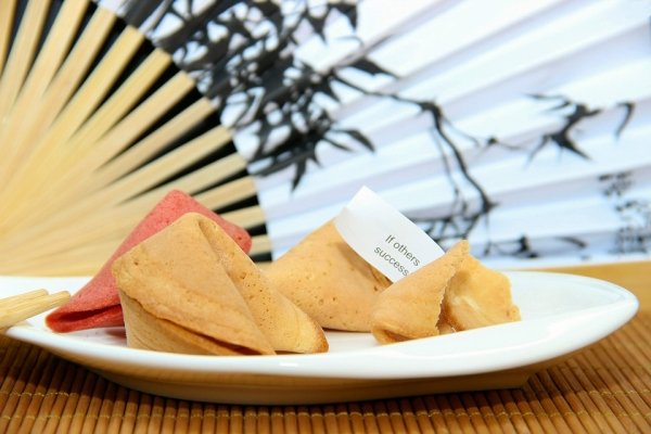 The fortune cookie was first created during the railroad expansion in California during the gold rush.