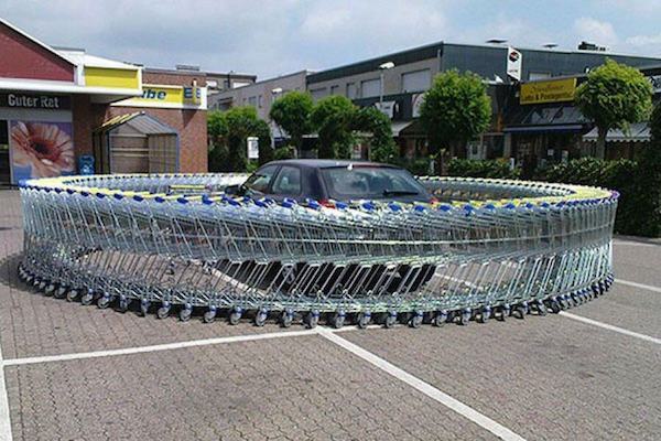 funny shopping cart