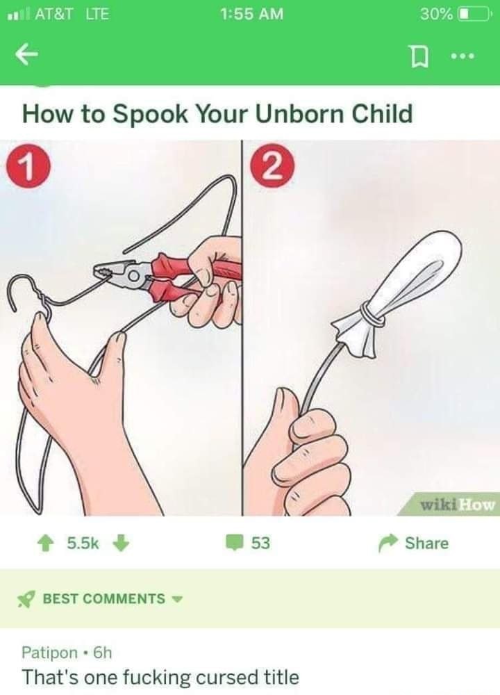 do abortion in home - At&T Lte 30%O How to Spook Your Unborn Child wikiHow 53 Best Patipon. 6h That's one fucking cursed title
