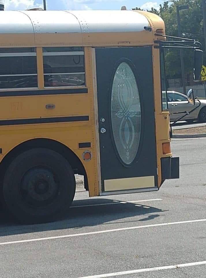 blursed images bus