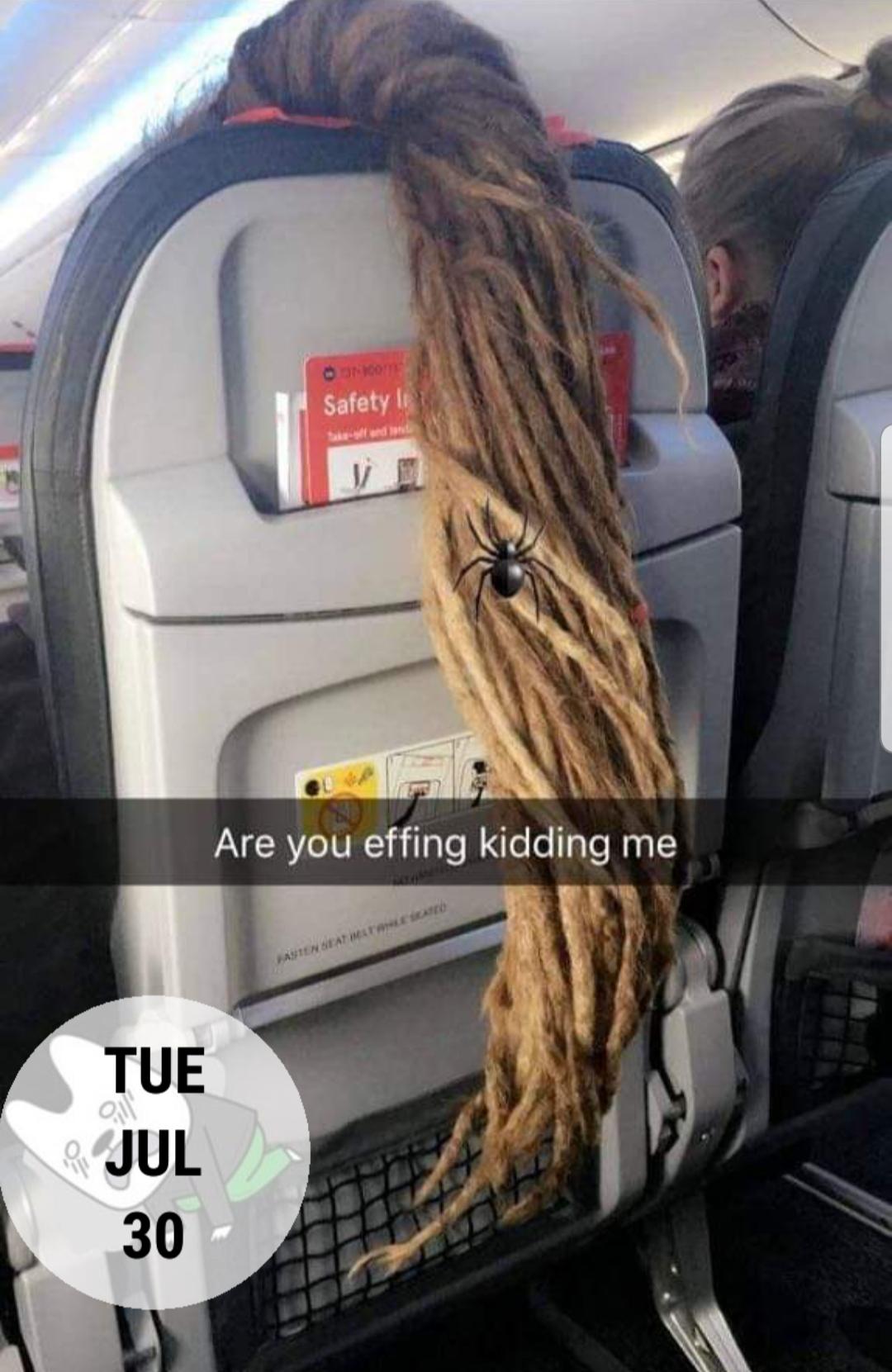 dreadlocks airplane - Safety Are you effing kidding me Asien Seattle Tue Jul 30