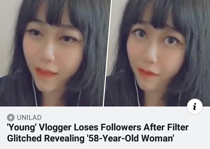 highness qiao biluo - Unilad 'Young' Vlogger Loses ers After Filter Glitched Revealing '58YearOld Woman'