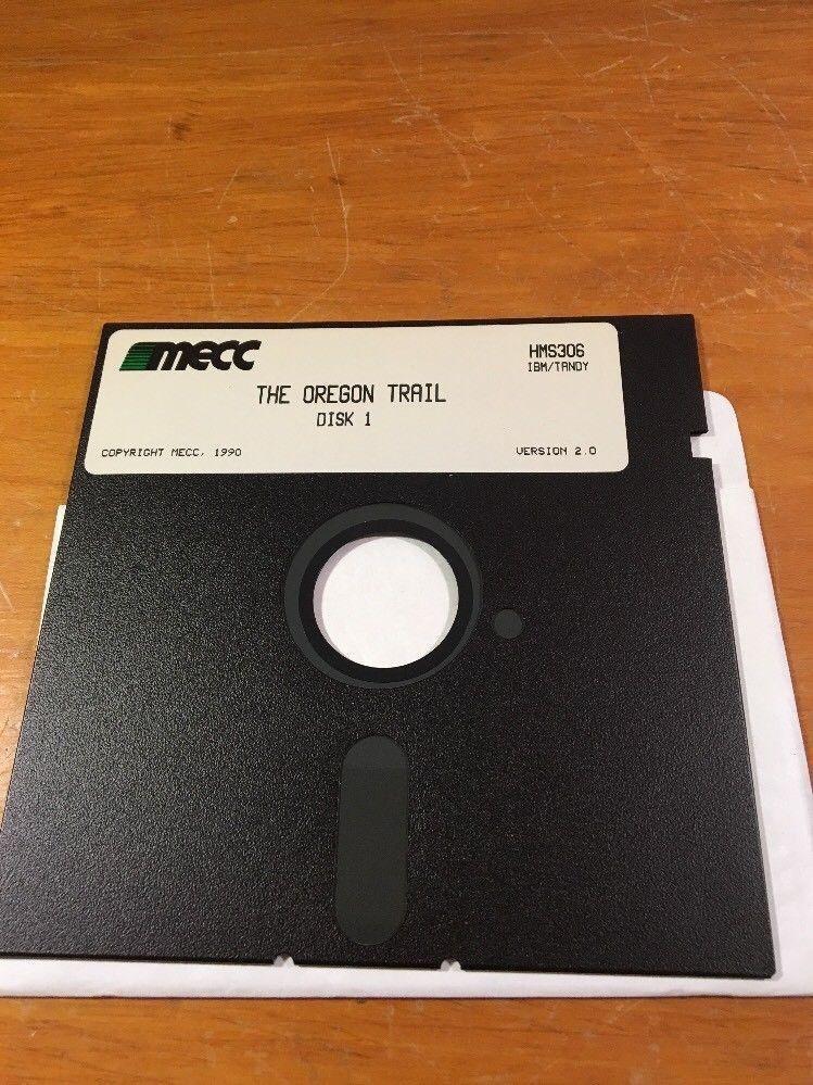 oregon trail disk - Mecc HMS306 IbmTandy The Oregon Trail Disk 1 Copyricht Mecc, 1990 Version 2.0 Me Erler